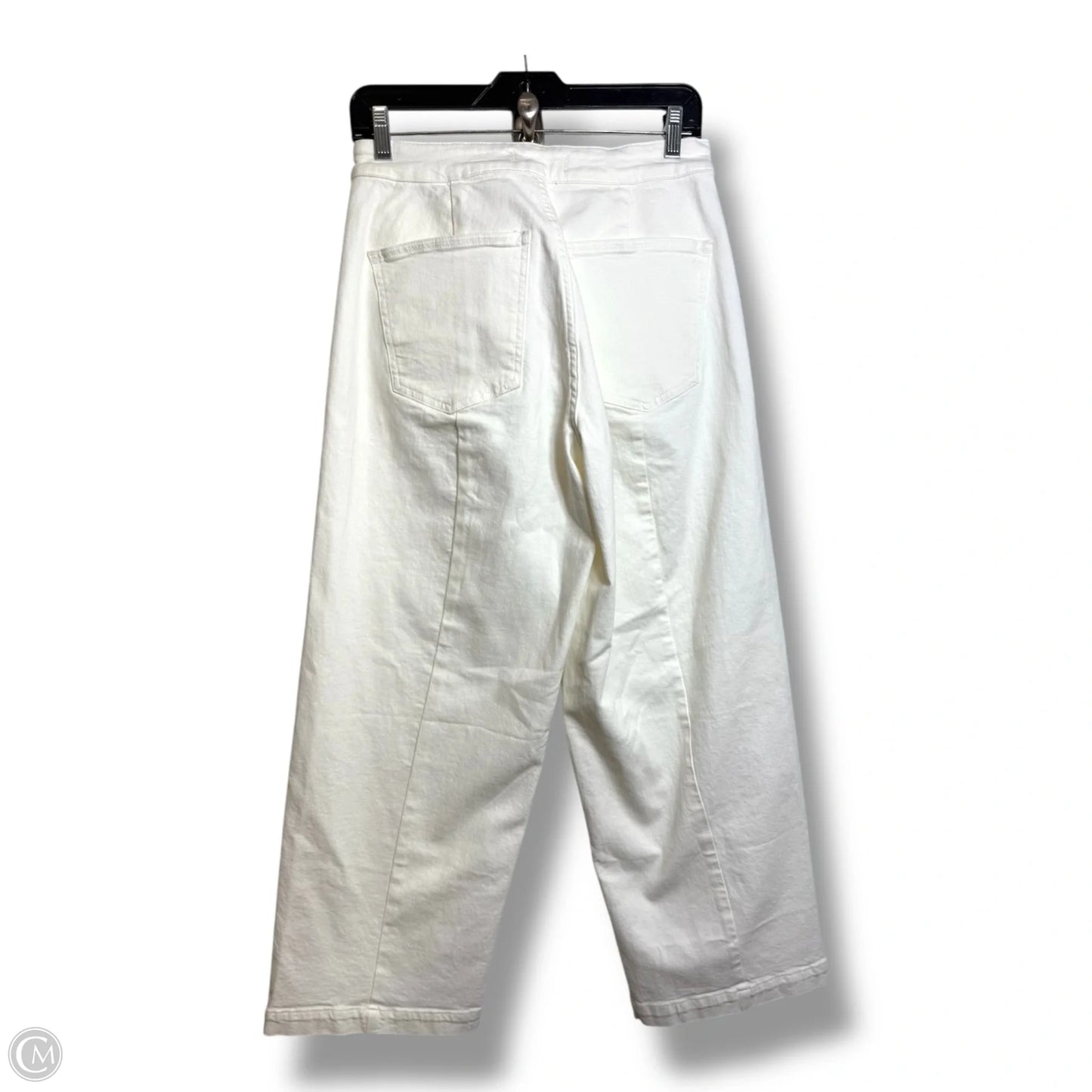 Jeans Emmett Wide Leg By Madewell In White, Size: 6