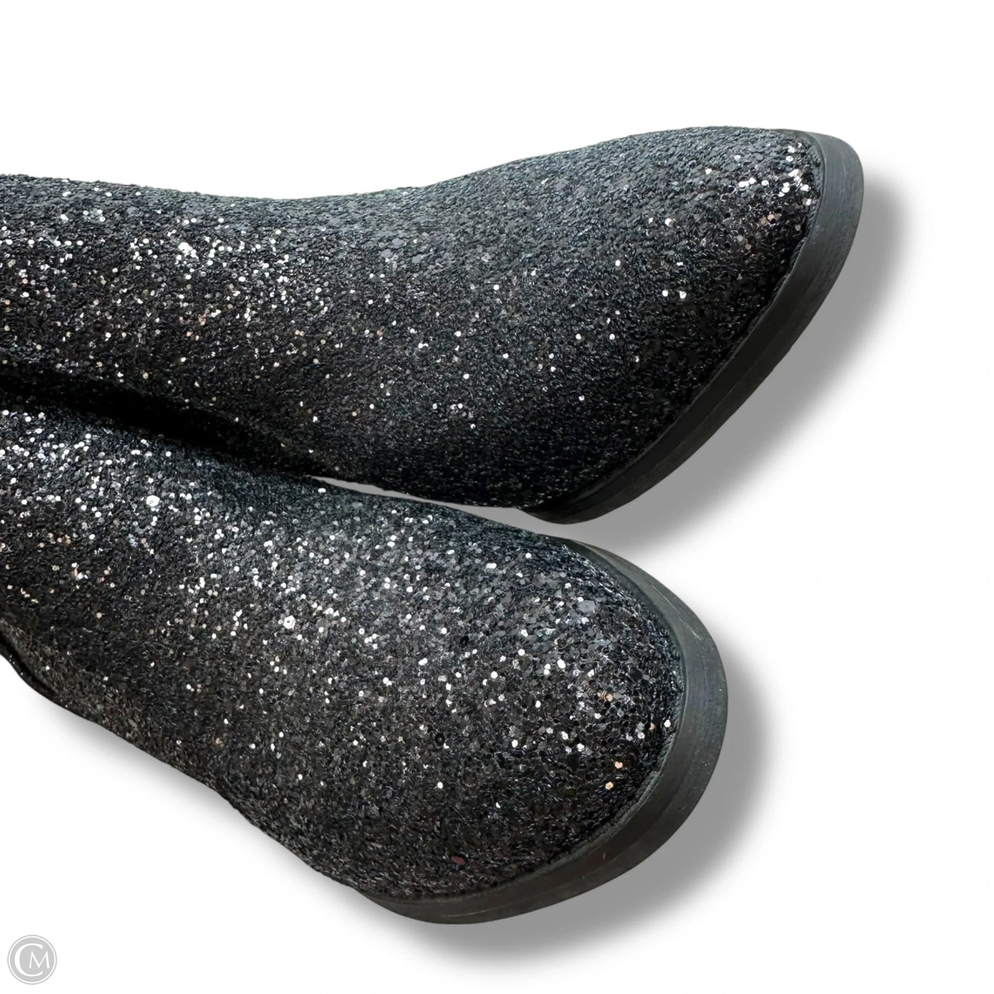 Boots Ankle Heels By Not Rated In Black, Size: 9.5