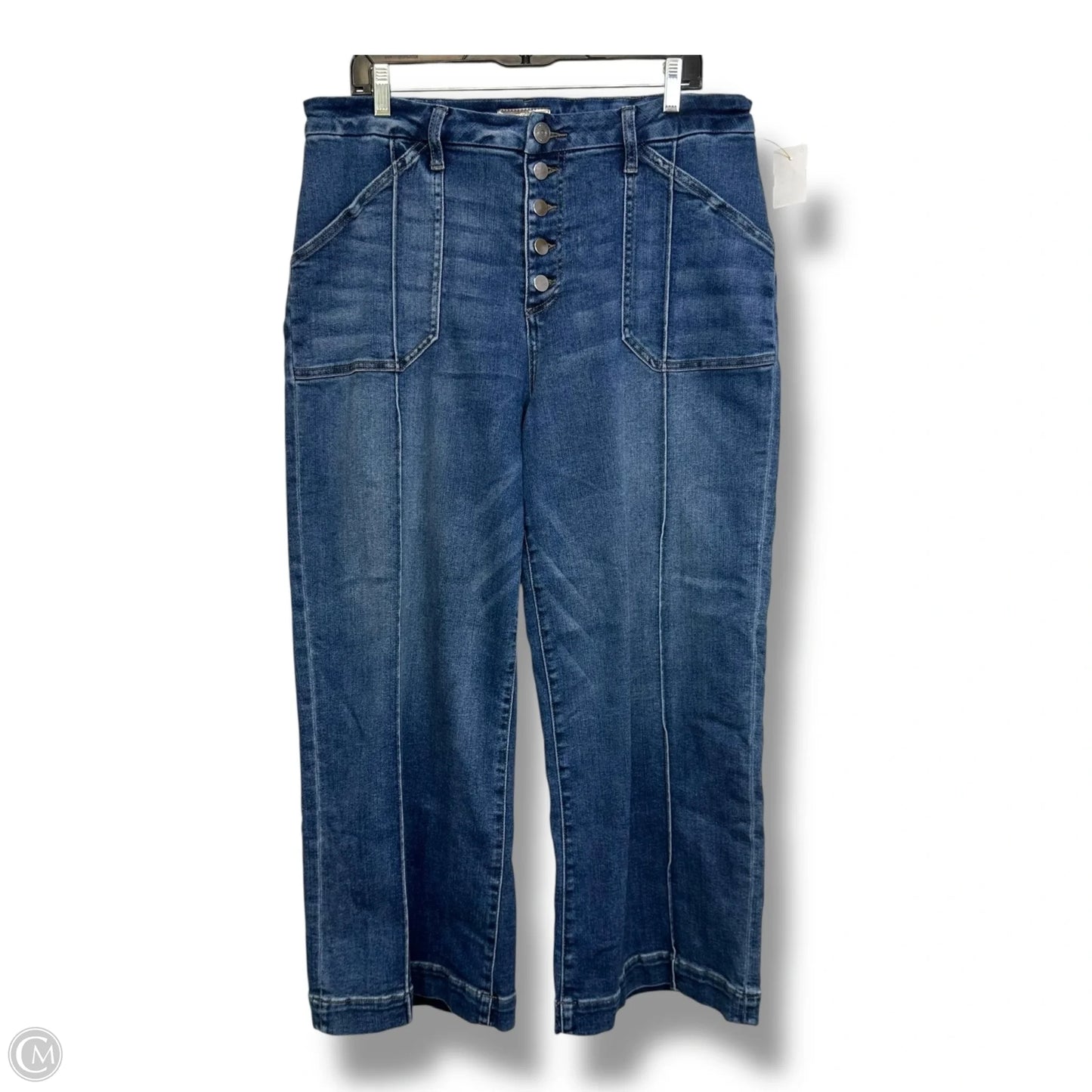 Jeans Wide Leg By Kut In Blue, Size: 16