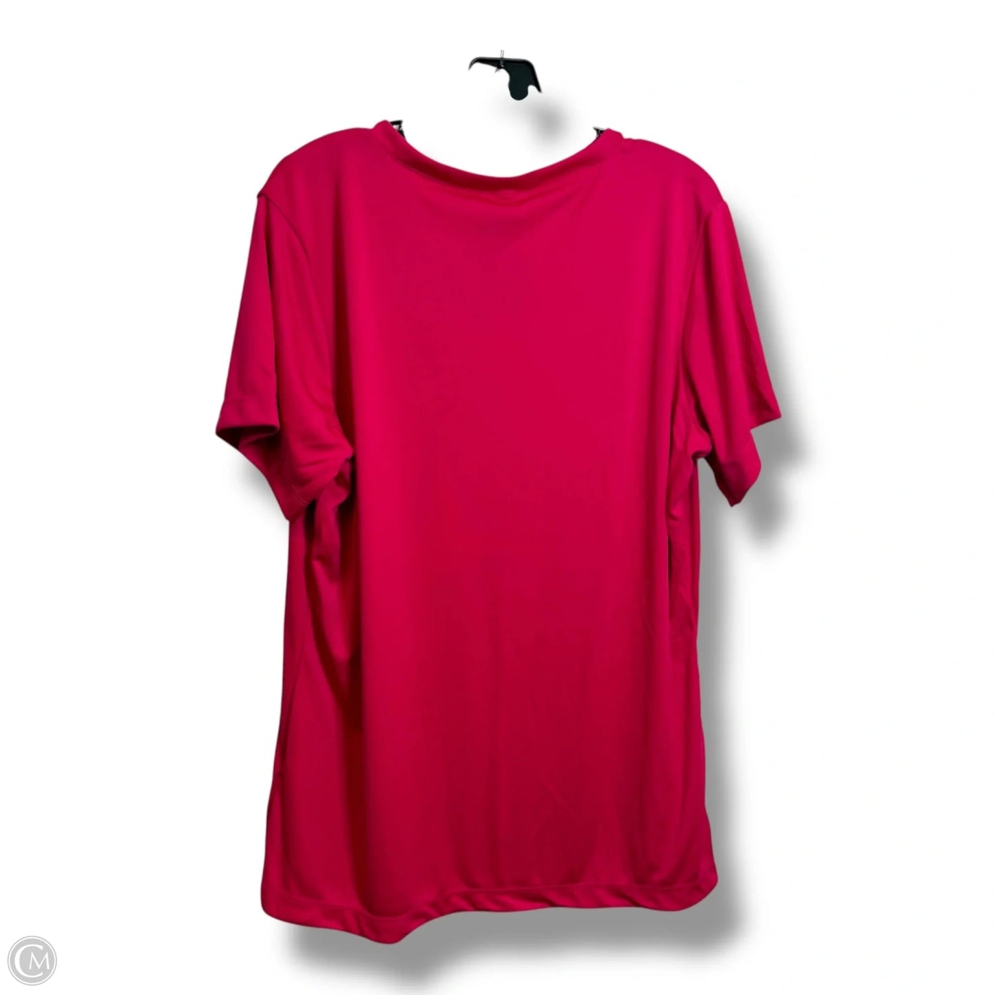 Top Short Sleeve By Clothes Mentor In Pink, Size: Xxl