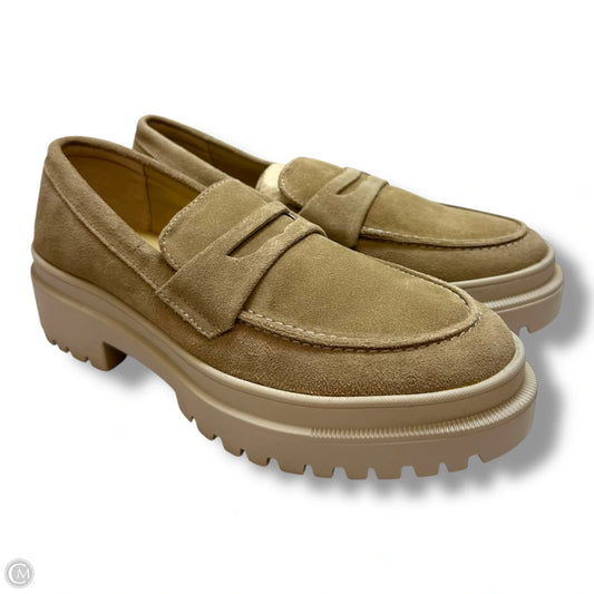Leather Shoes loafers By PATINA In Tan, Size: 9.5
