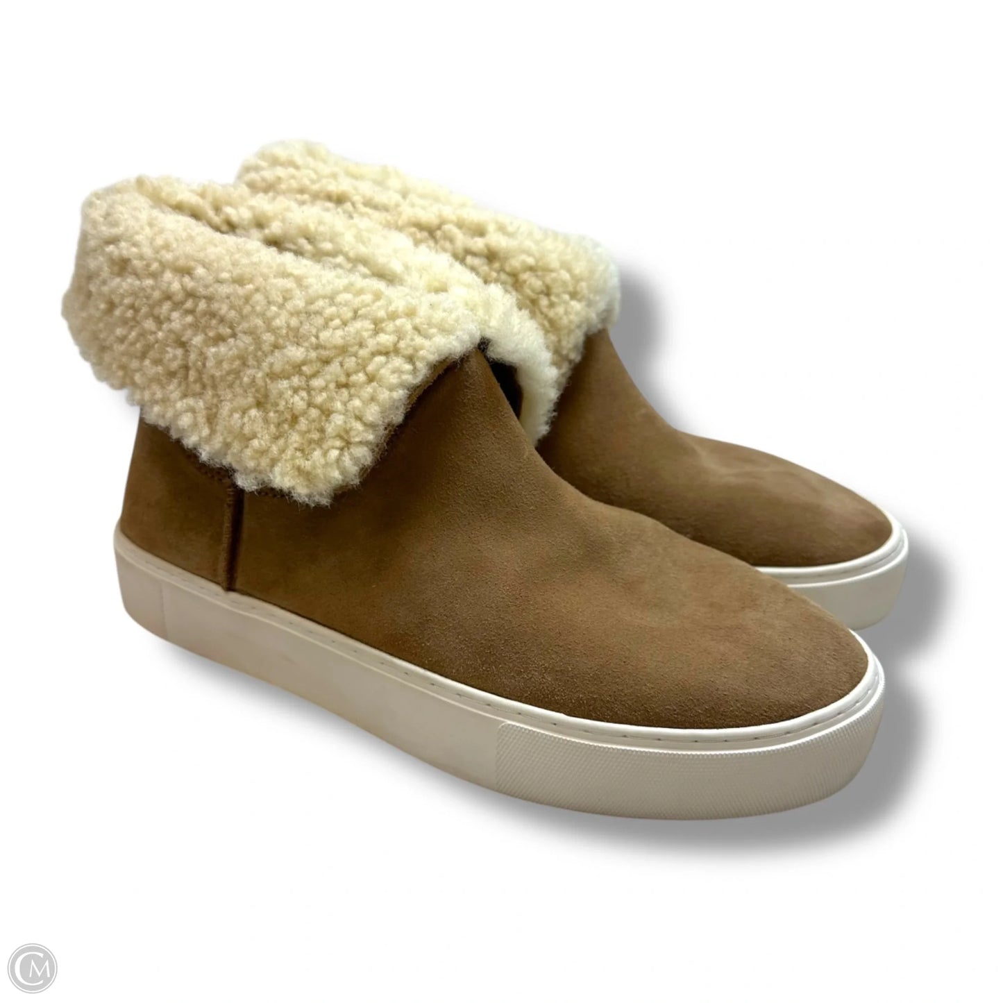 Boots Designer By Ugg In Brown, Size: 8.5