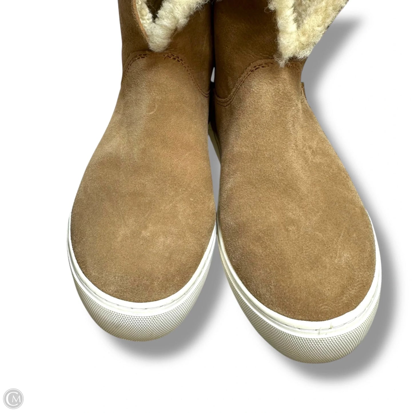 Boots Designer By Ugg In Brown, Size: 8.5