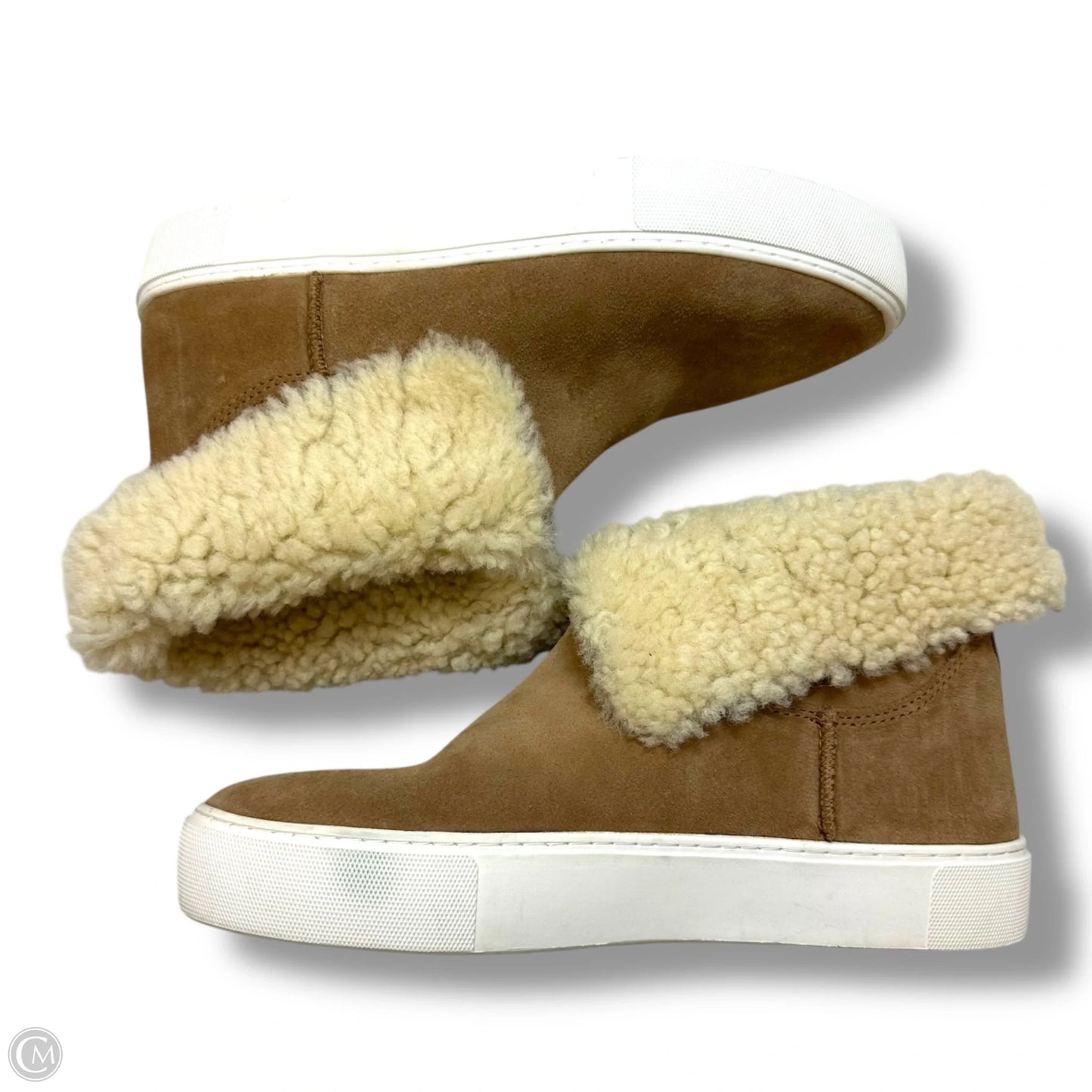 Boots Designer By Ugg In Brown, Size: 8.5