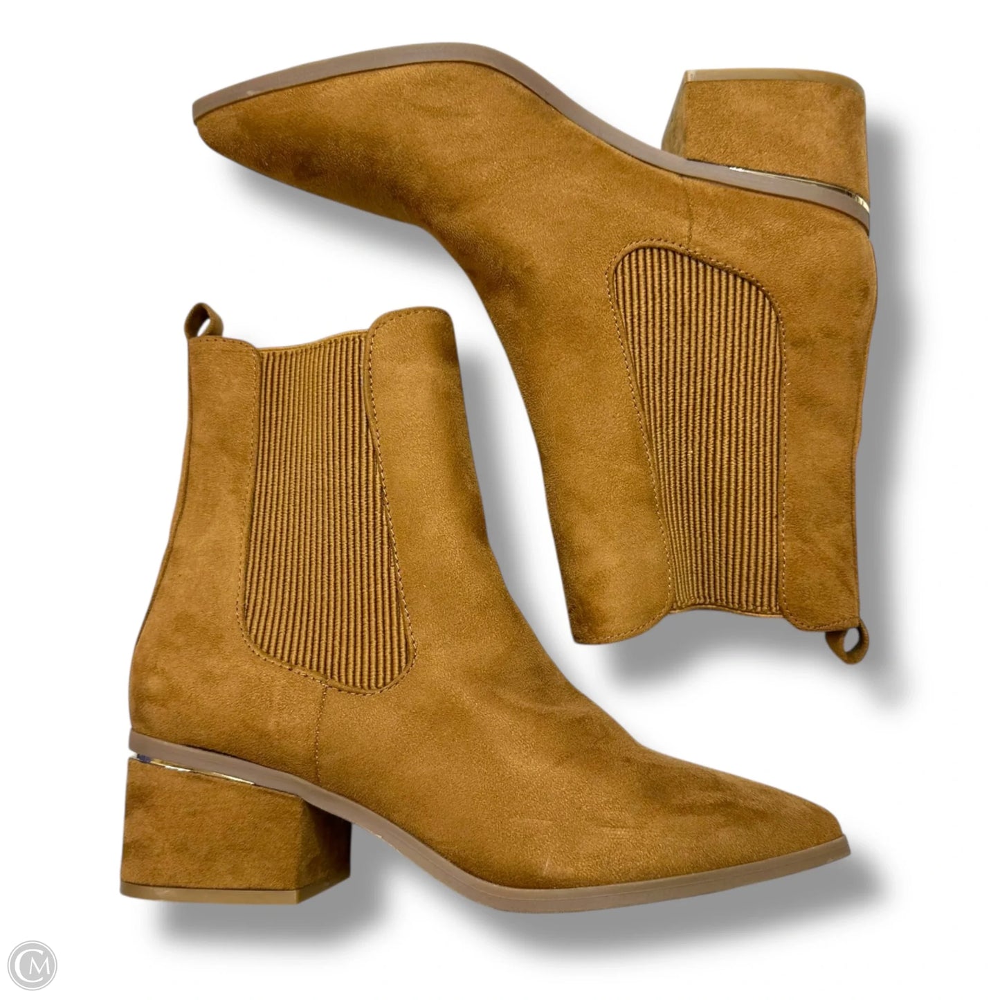 Boots Ankle Flats By Express In Brown, Size: 8