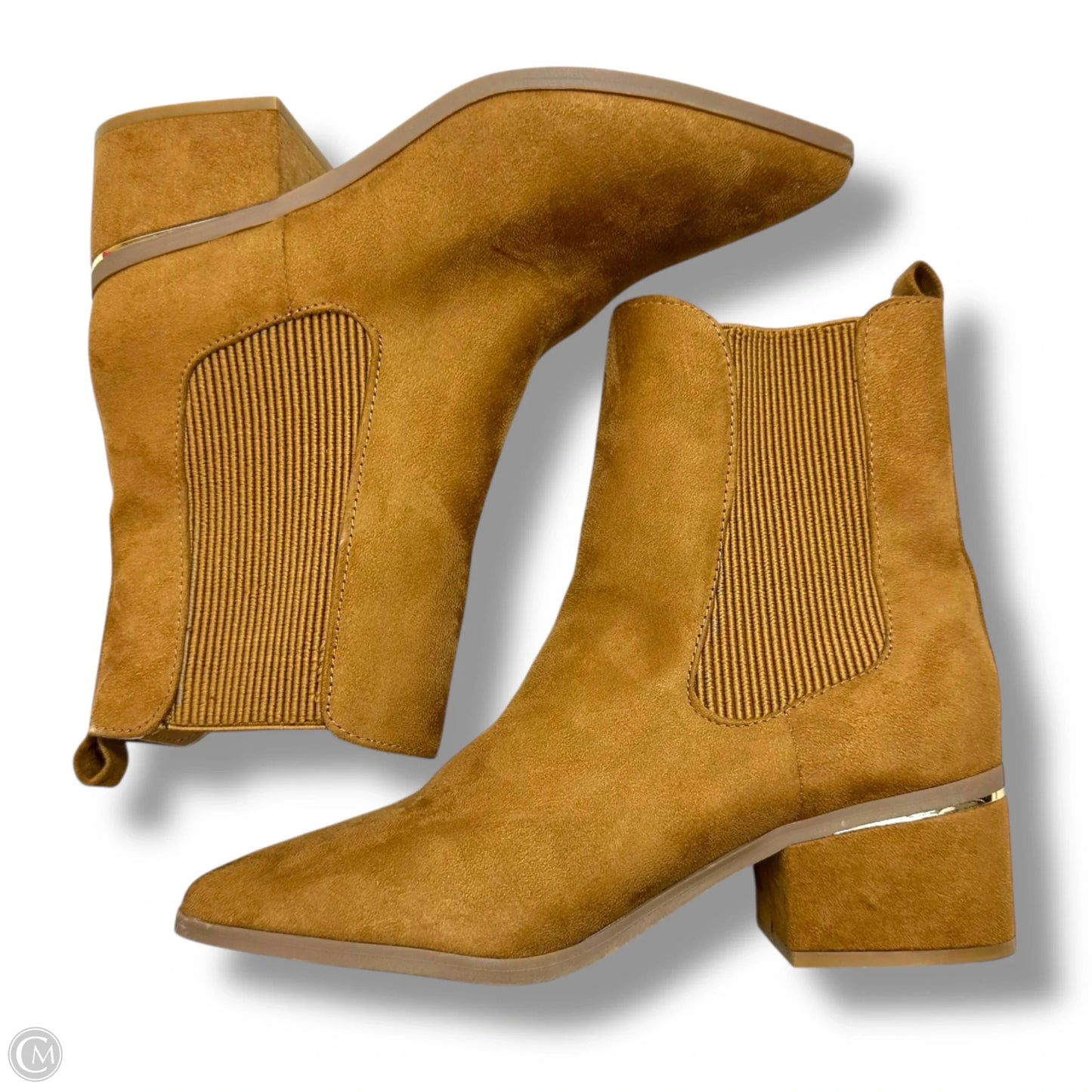 Boots Ankle Flats By Express In Brown, Size: 8