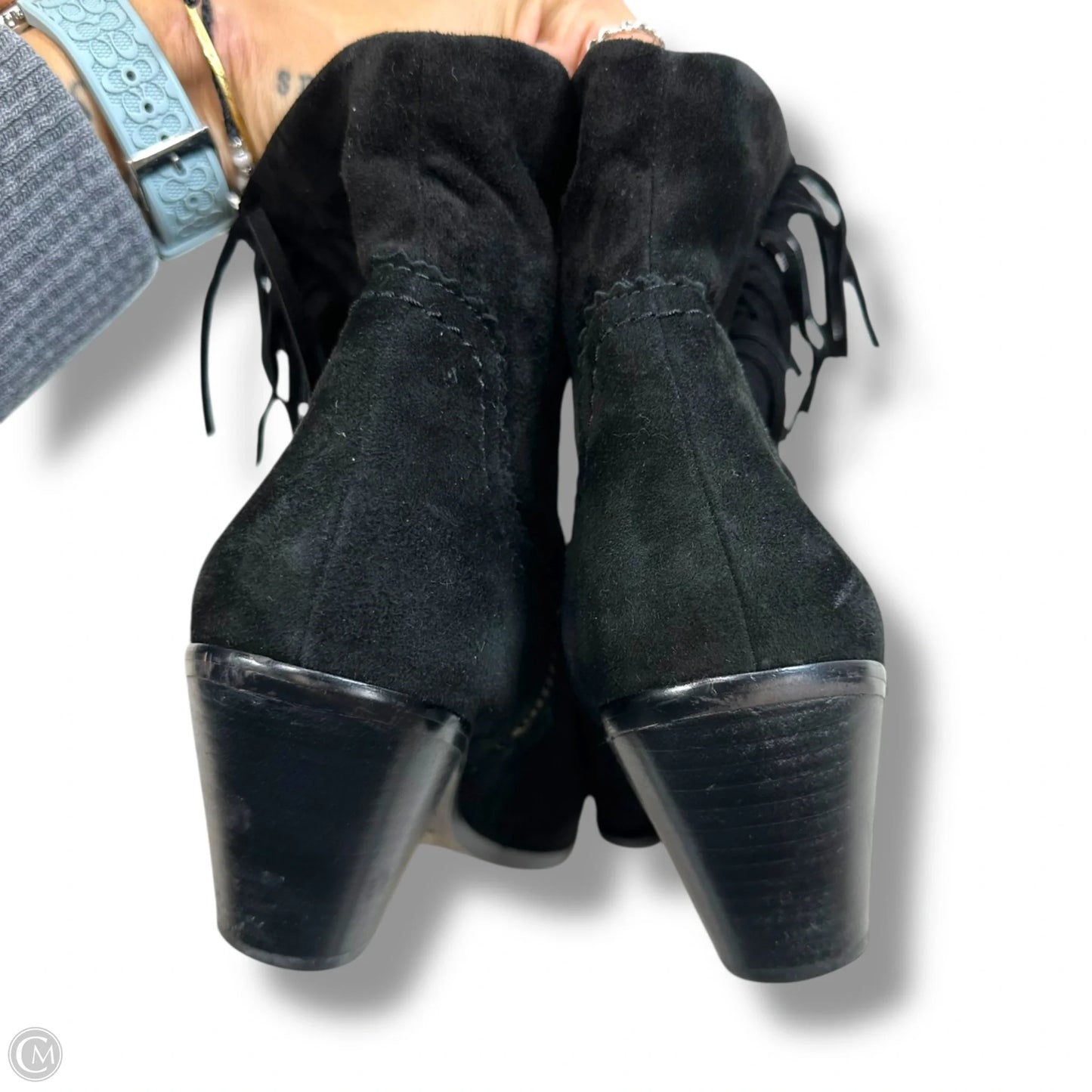 Boots Ankle Heels By Sam Edelman In Black, Size: 8