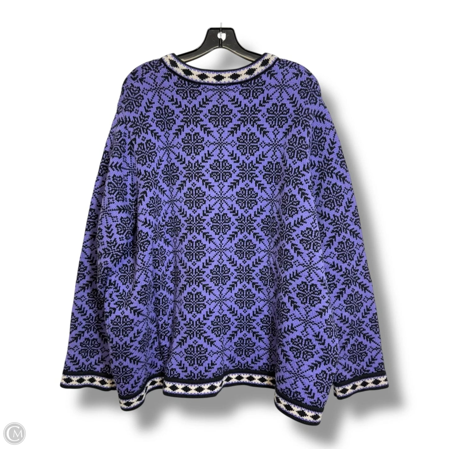 Sweater By L.l. Bean In Purple, Size: 3x