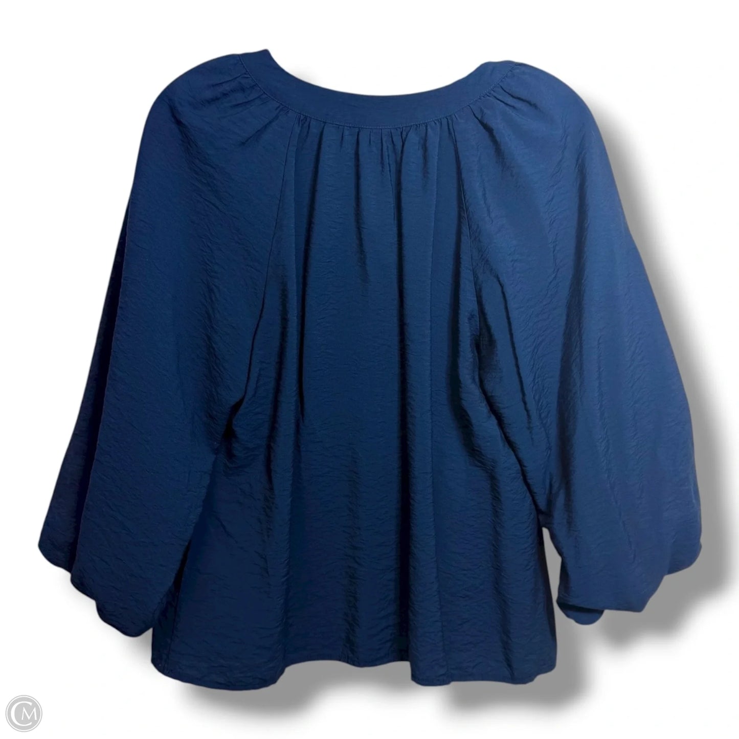 Top 3/4 Sleeve By Sonoma In Blue, Size: M