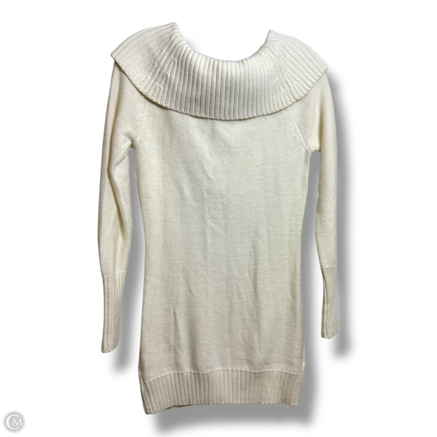 Sweater By Bebe In White, Size: M