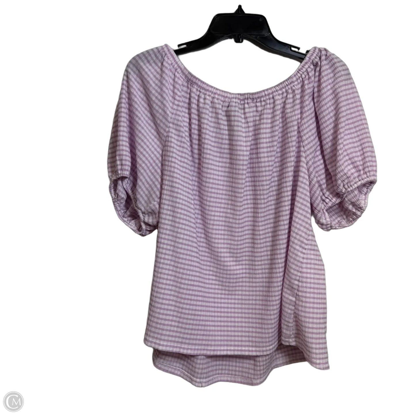 Top Short Sleeve By Lane Bryant In Purple, Size: Xxl