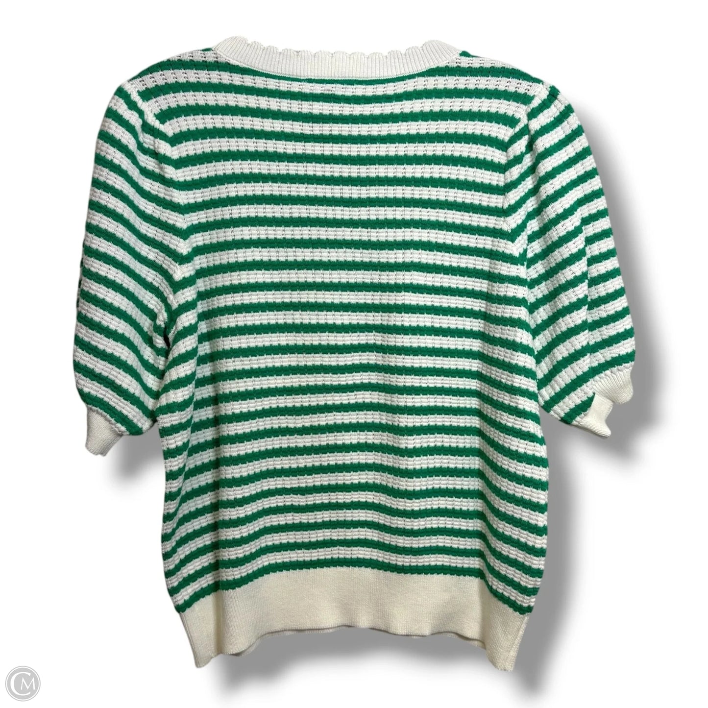 Sweater By Draper James In Striped Pattern, Size: Xl