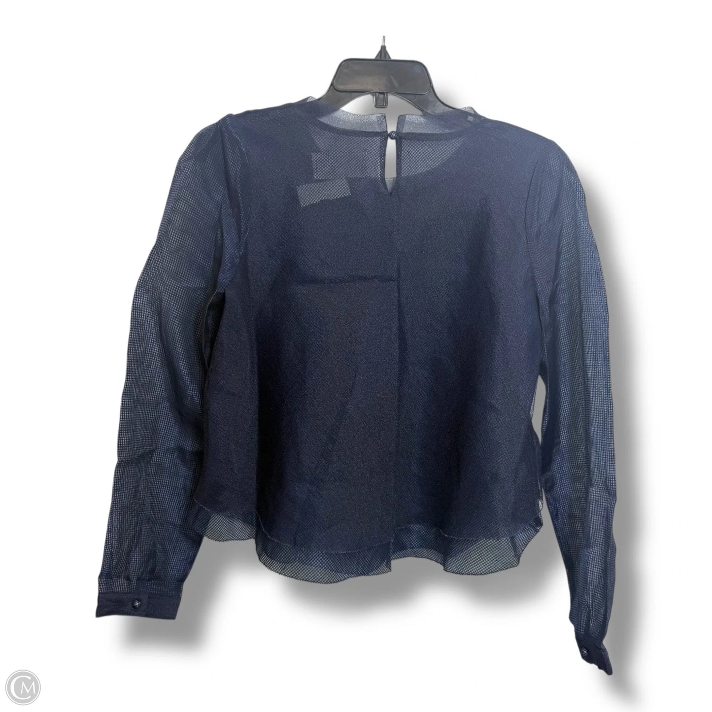 Top Long Sleeve By Joa In Navy, Size: M