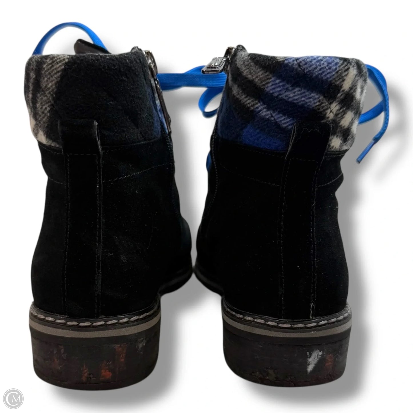 Boots Ankle Flats By Blondo In Black, Size: 8