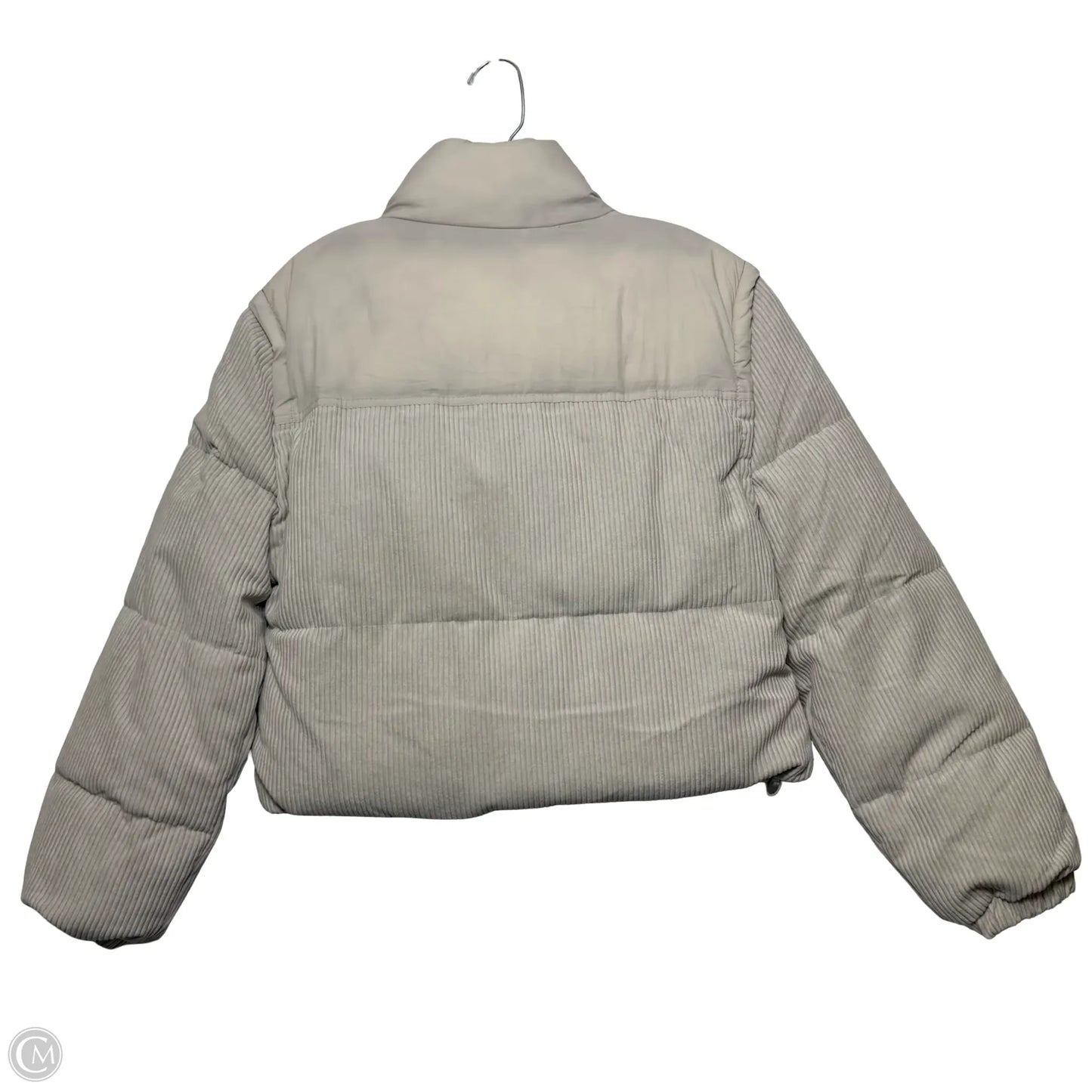 Coat Puffer & Quilted By Love Tree In Beige, Size: M