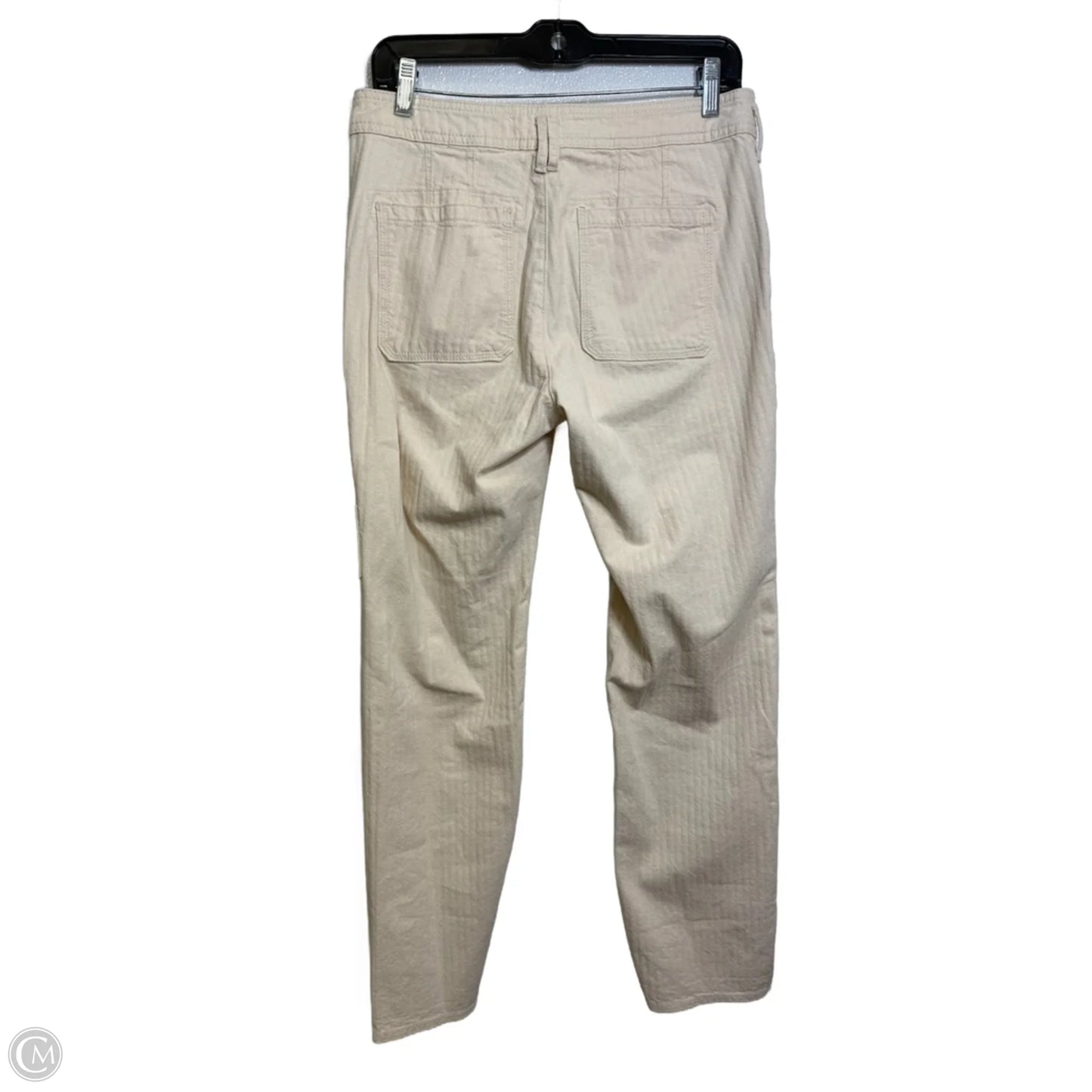 Jeans Straight By Anthropologie In White Denim, Size: 2