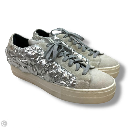 Shoes Sneakers By P448 In Silver, Size: 10