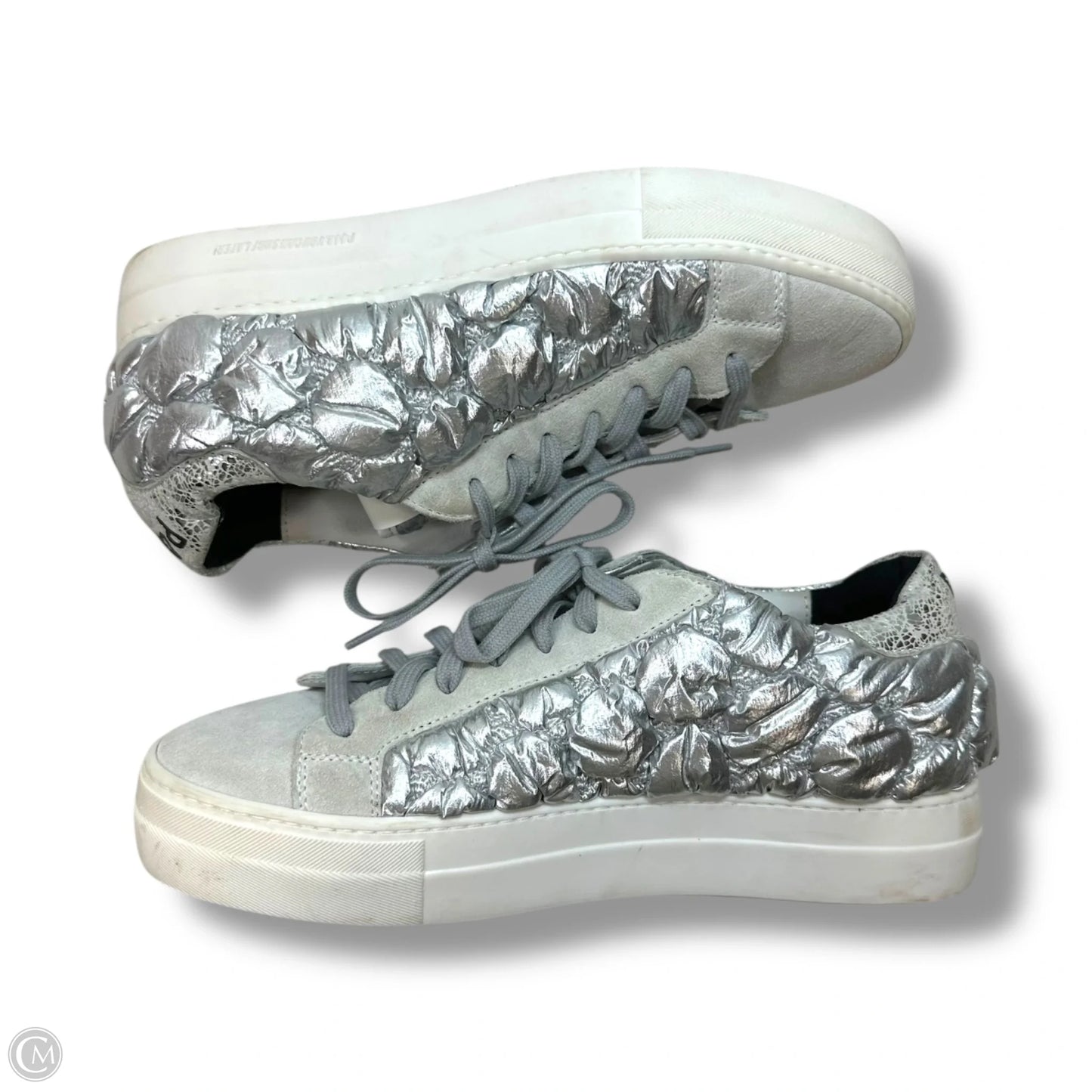 Shoes Sneakers By P448 In Silver, Size: 10