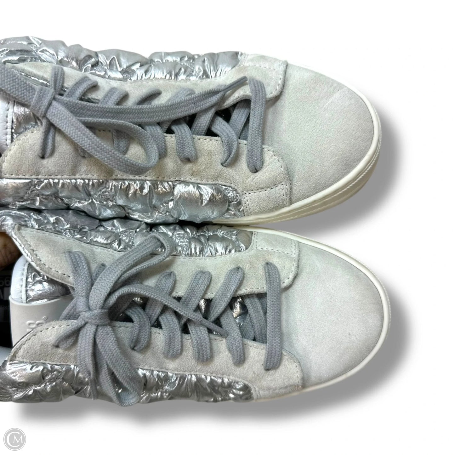 Shoes Sneakers By P448 In Silver, Size: 10