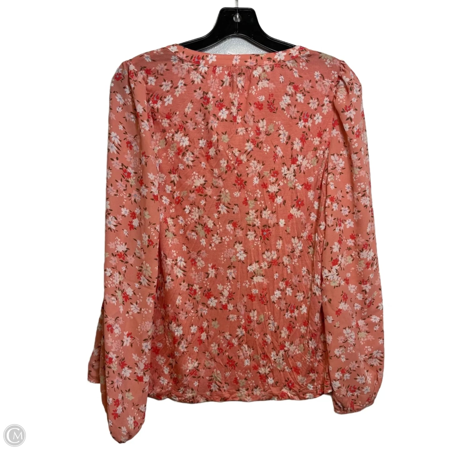 Top Long Sleeve By Loft In Floral Print, Size: S