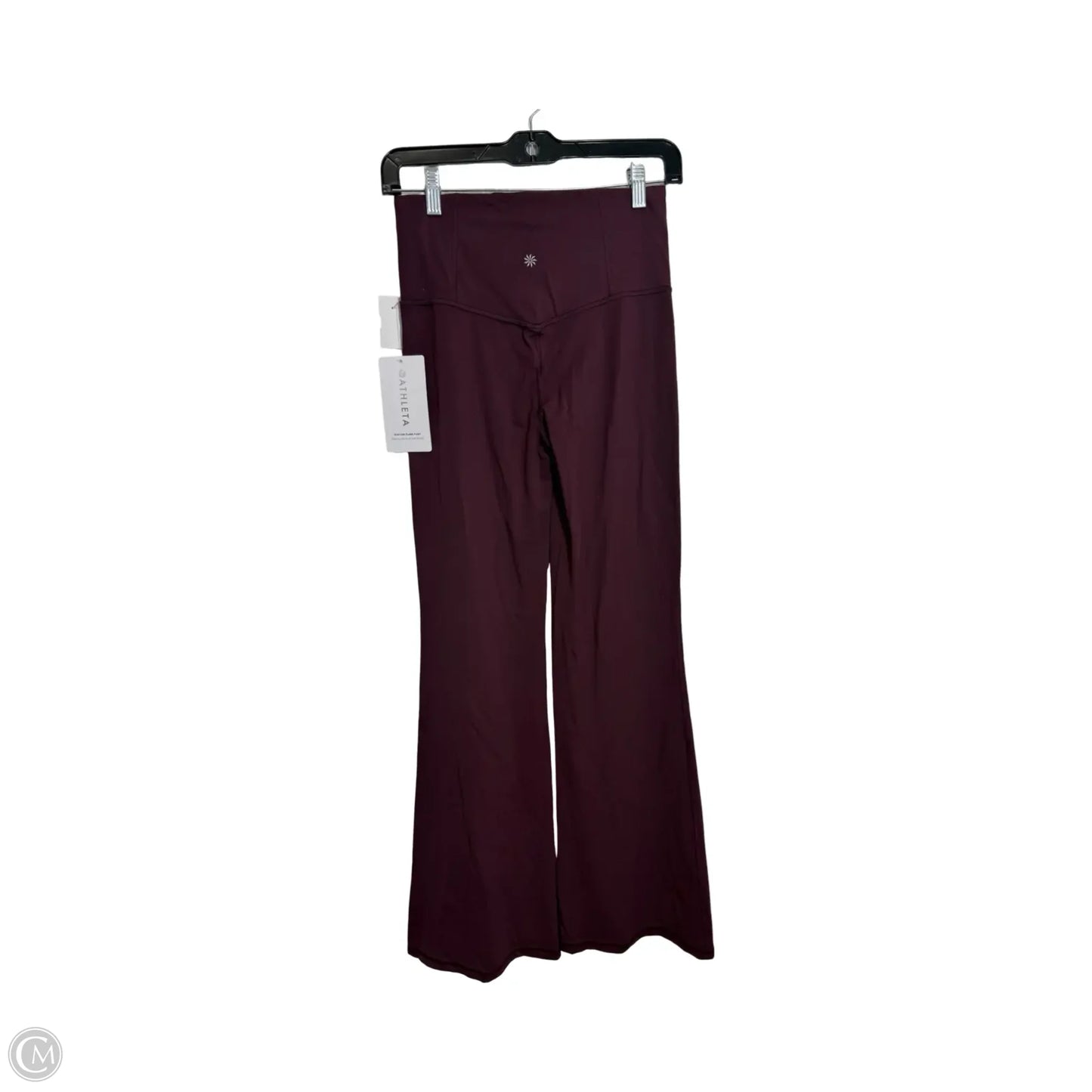 Athletic Leggings By Athleta In Maroon, Size: S