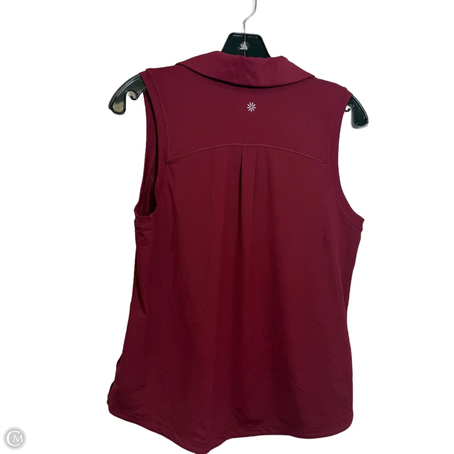 Top Sleeveless By Athleta In Red, Size: M