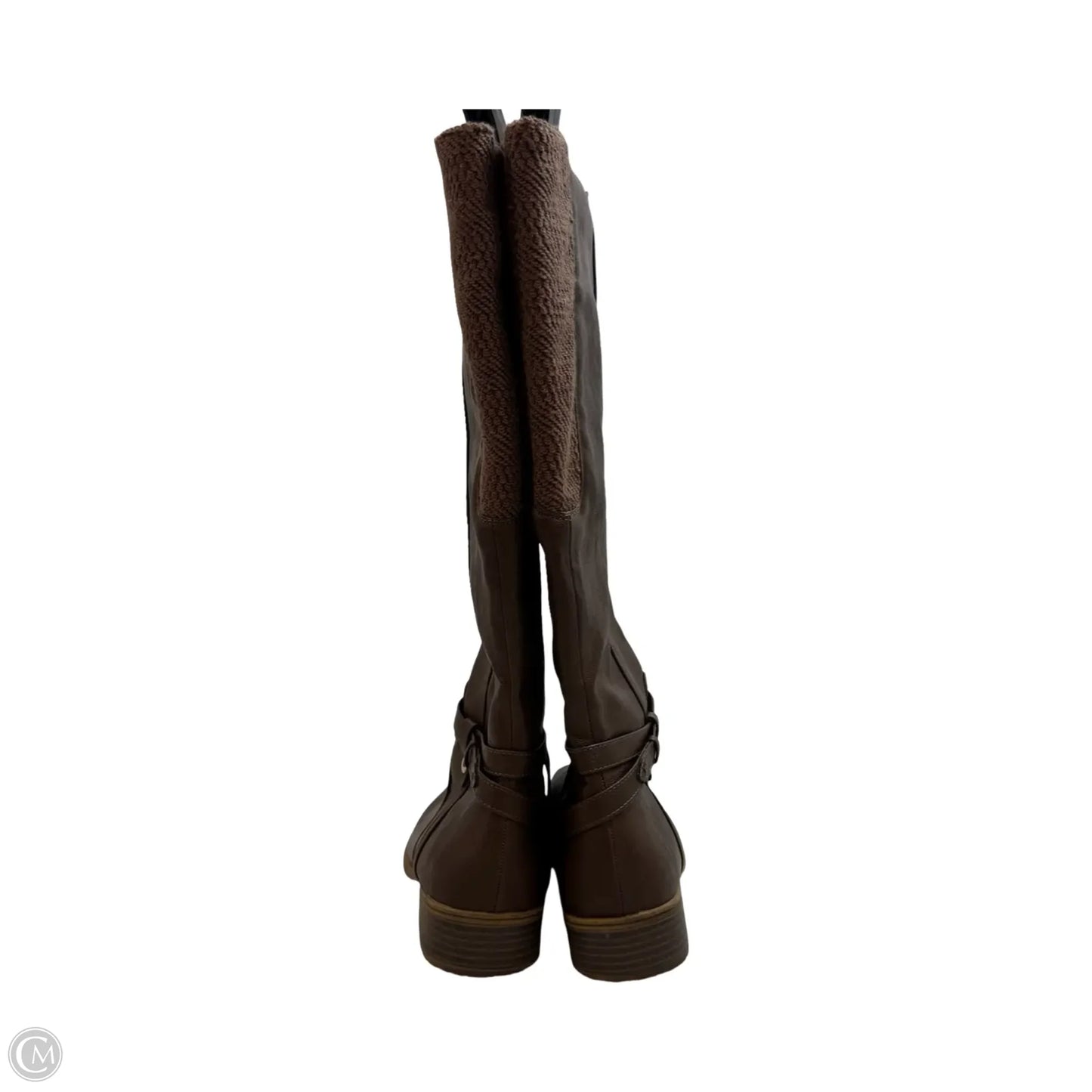 Boots Knee Flats By Life Stride In Brown, Size: 9.5
