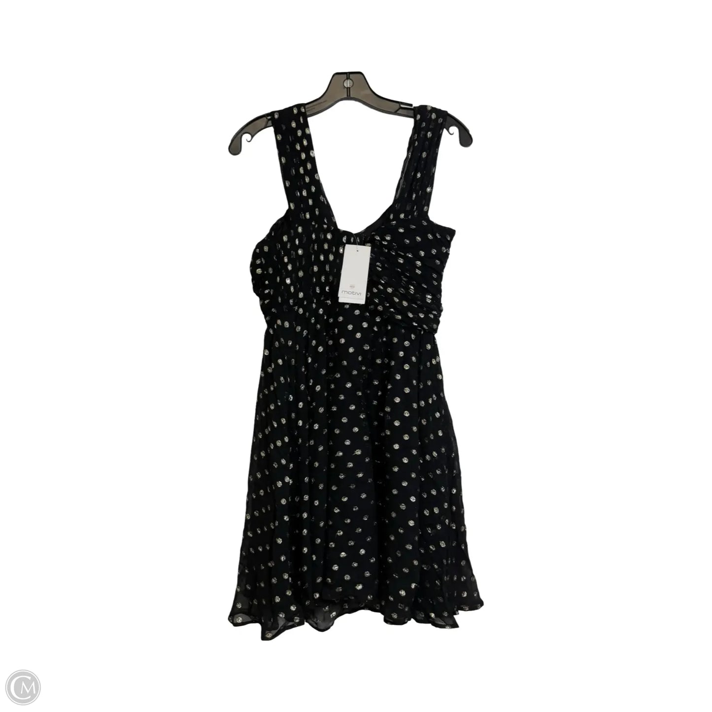 Dress Casual Midi By Clothes Mentor In Polkadot Pattern, Size: 10
