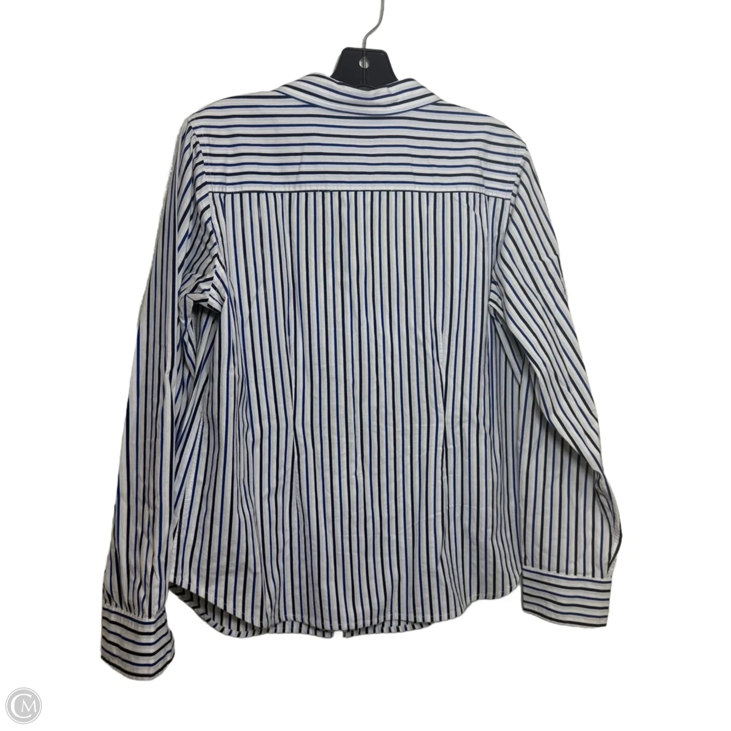 Top Long Sleeve By Disney In Striped Pattern, Size: L