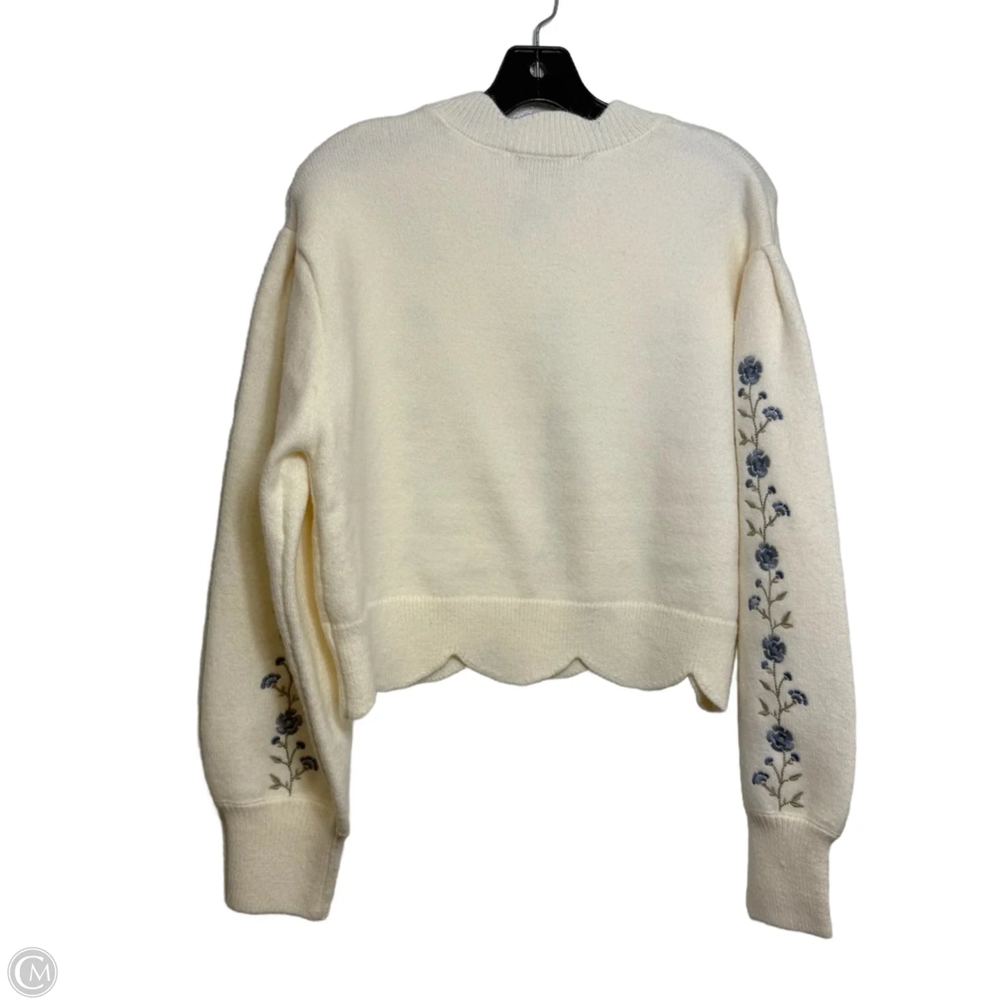 Sweater By Mable In White, Size: M