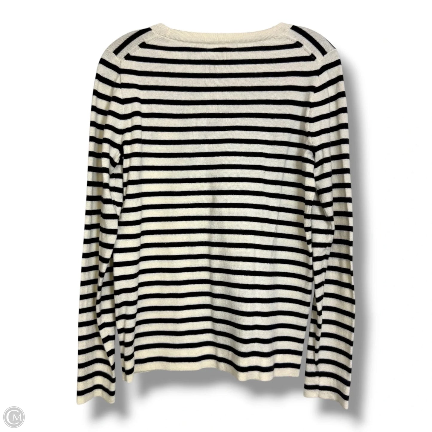 Top Long Sleeve By J. Crew In Striped Pattern, Size: S