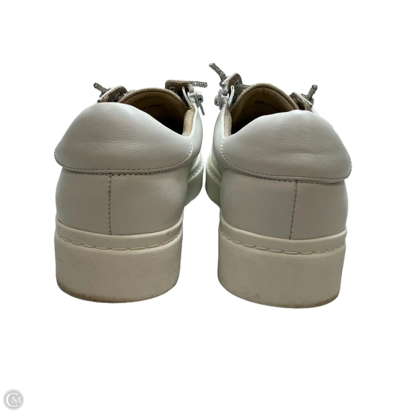 Shoes Sneakers By Vaneli In White, Size: 6.5