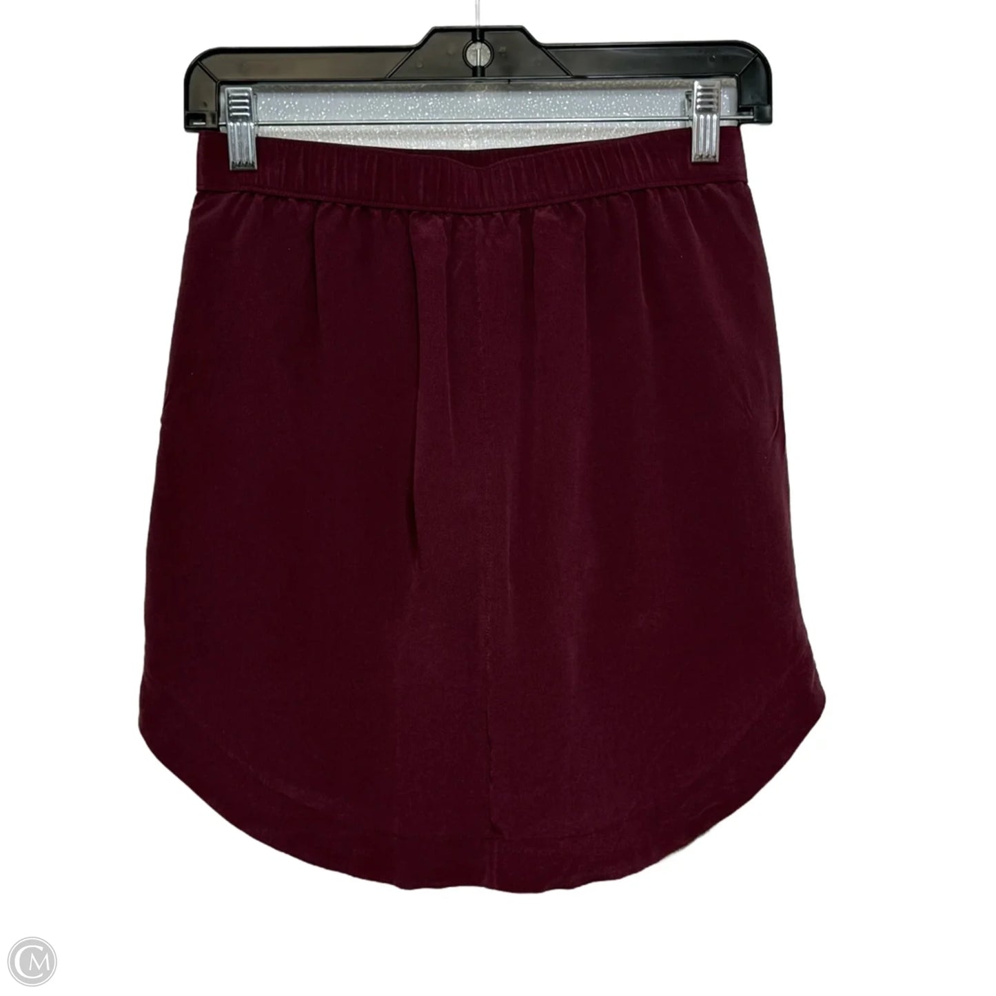 Skirt Mini & Short By Madewell In Maroon, Size: Xs