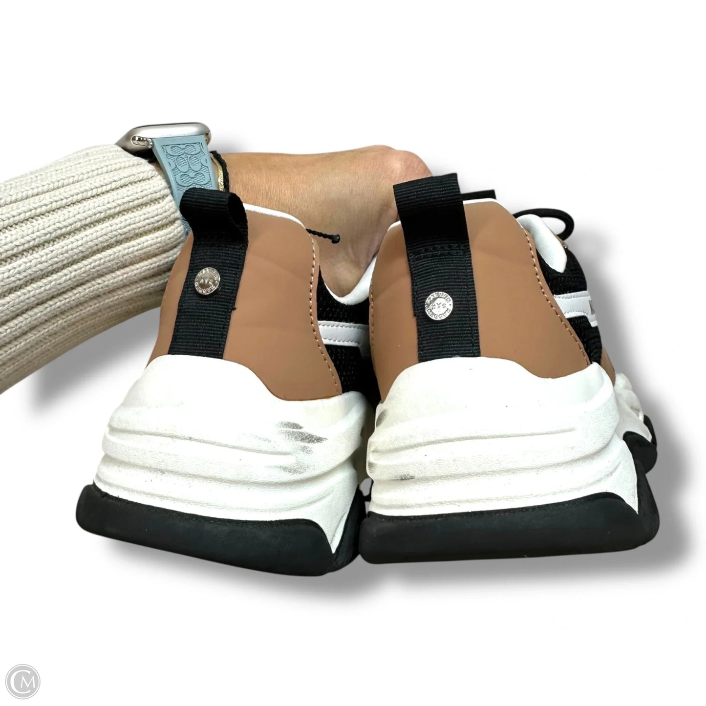 Shoes Sneakers Platform By Madden Nyc In Black & Brown, Size: 8.5