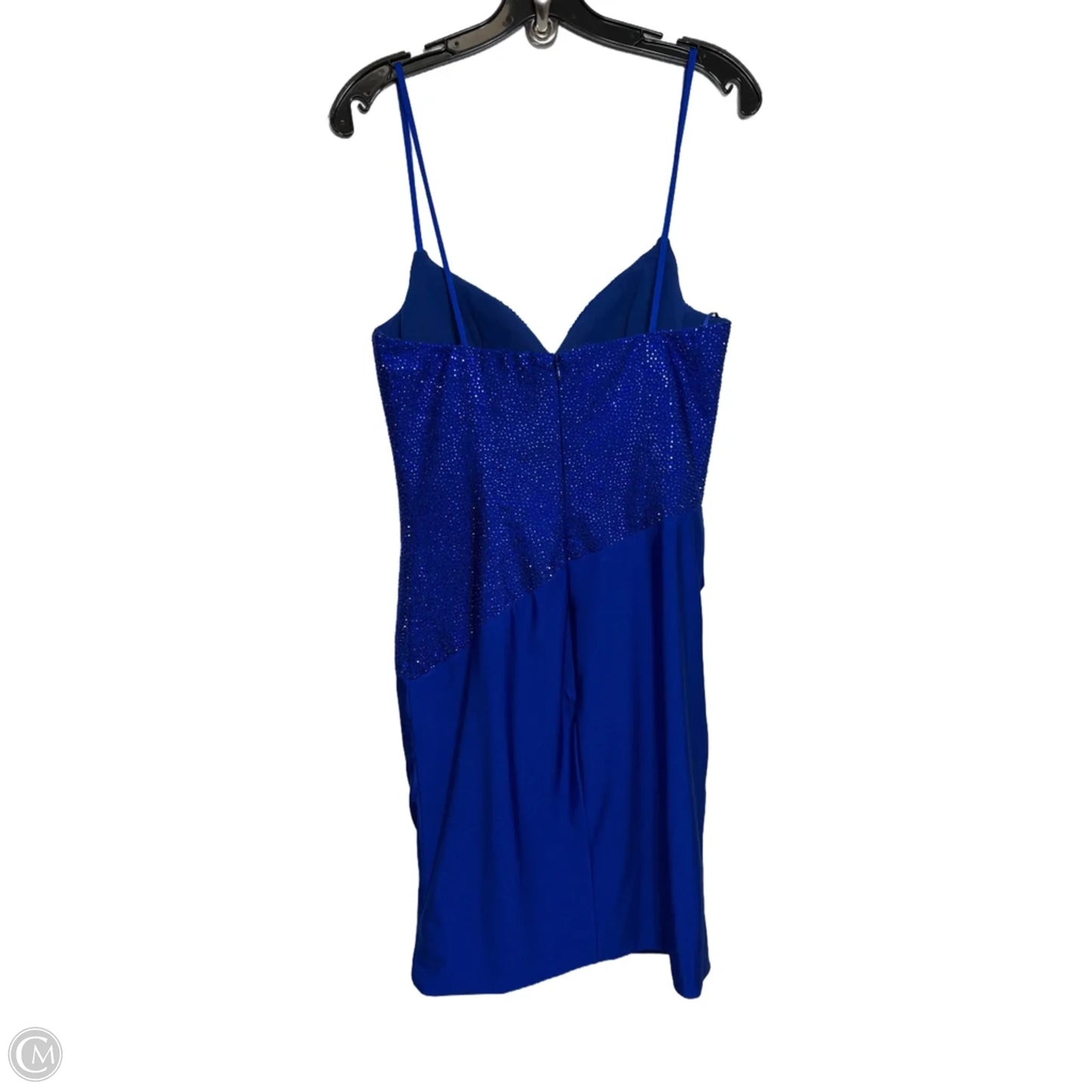 Sequin & beaded Dress Party Short By PORTIA & SCARLET In Blue, Size: 4