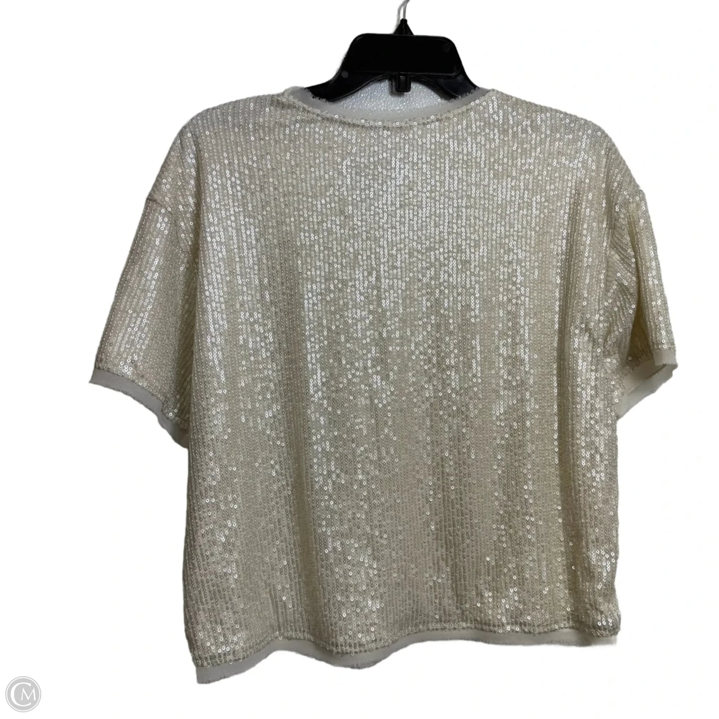 Top Short Sleeve By Evereve In White, Size: Xs