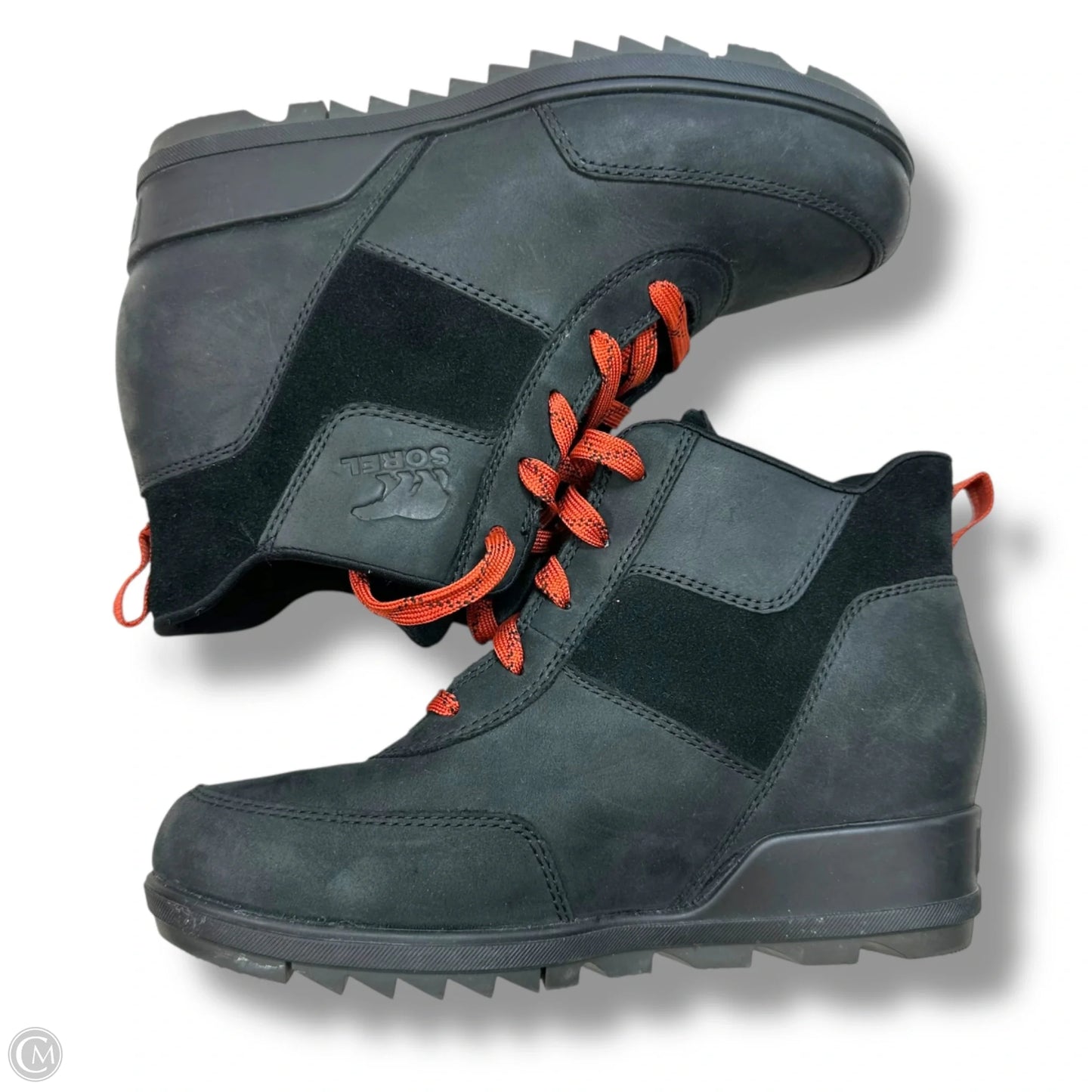 Shoes Heels Wedge By Sorel In Black, Size: 7