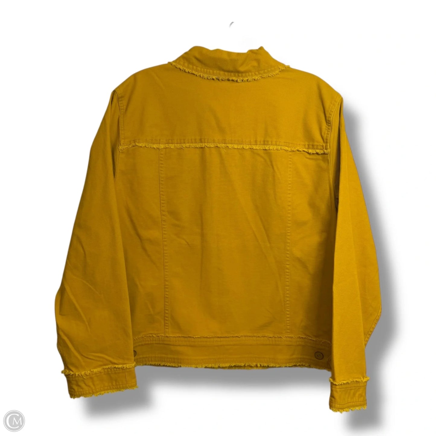 Jacket Denim By Habitat In Yellow, Size: Xl