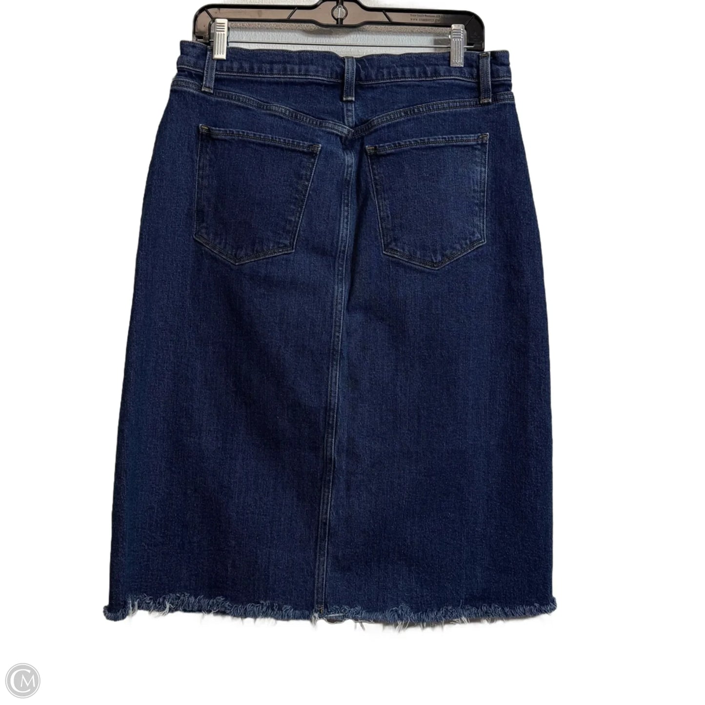 Skirt Midi By Clothes Mentor In Blue Denim, Size: 12