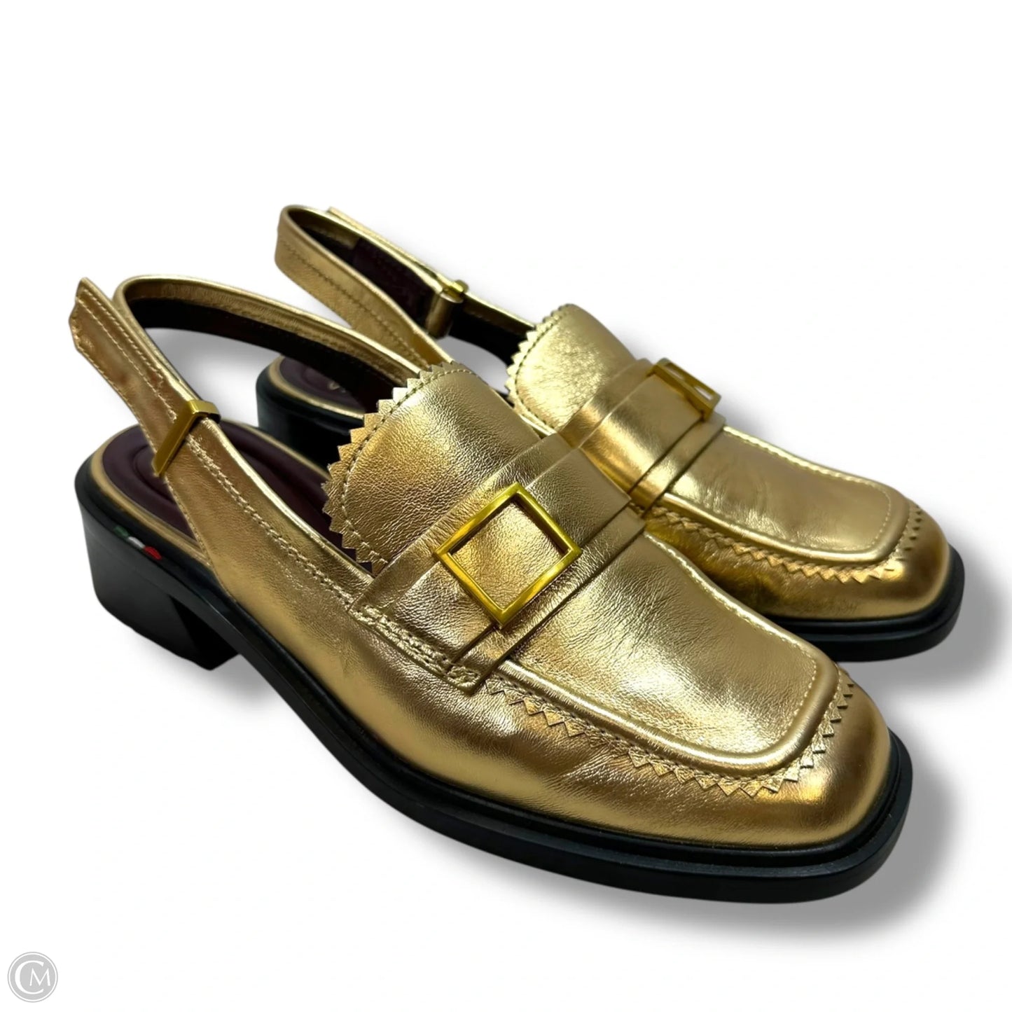 Shoes Flats By Franco Sarto In Gold, Size: 8