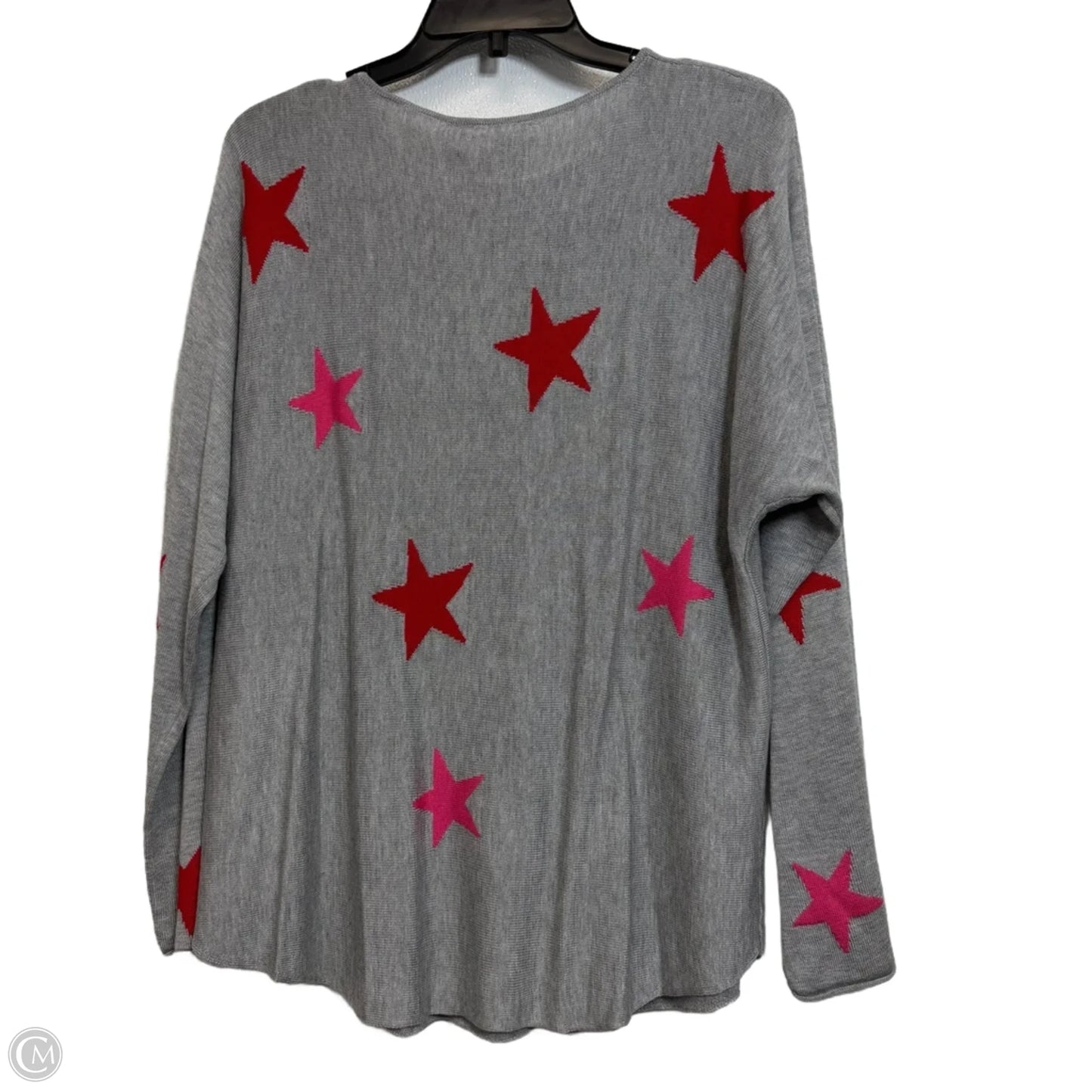 Top Long Sleeve By Clothes Mentor In Grey, Size: L