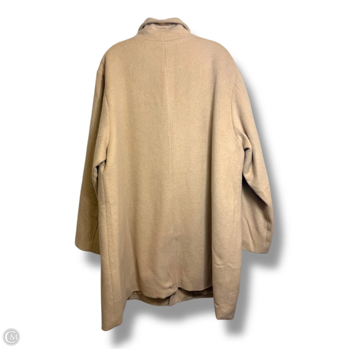 Coat Peacoat By Monroe And Main In Beige, Size: 2x