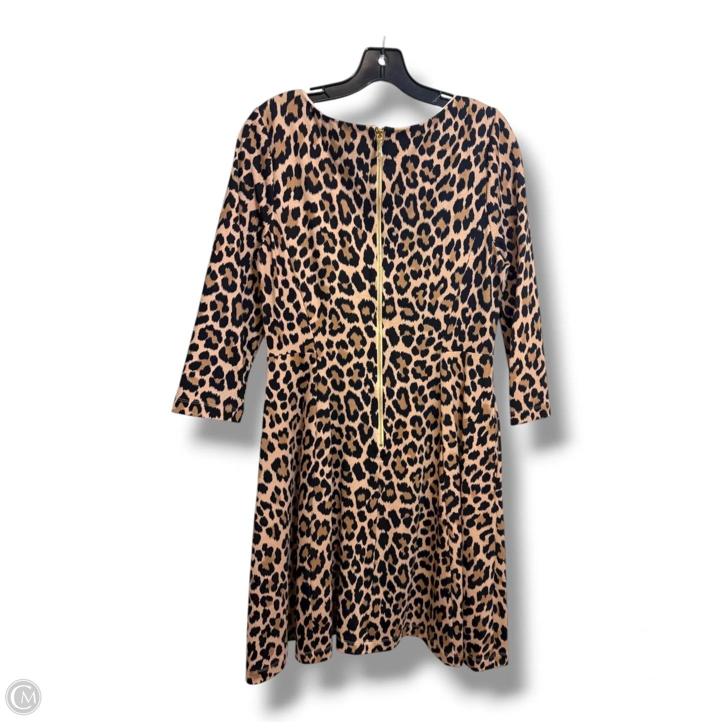 Dress Designer By Kate Spade In Animal Print, Size: 12