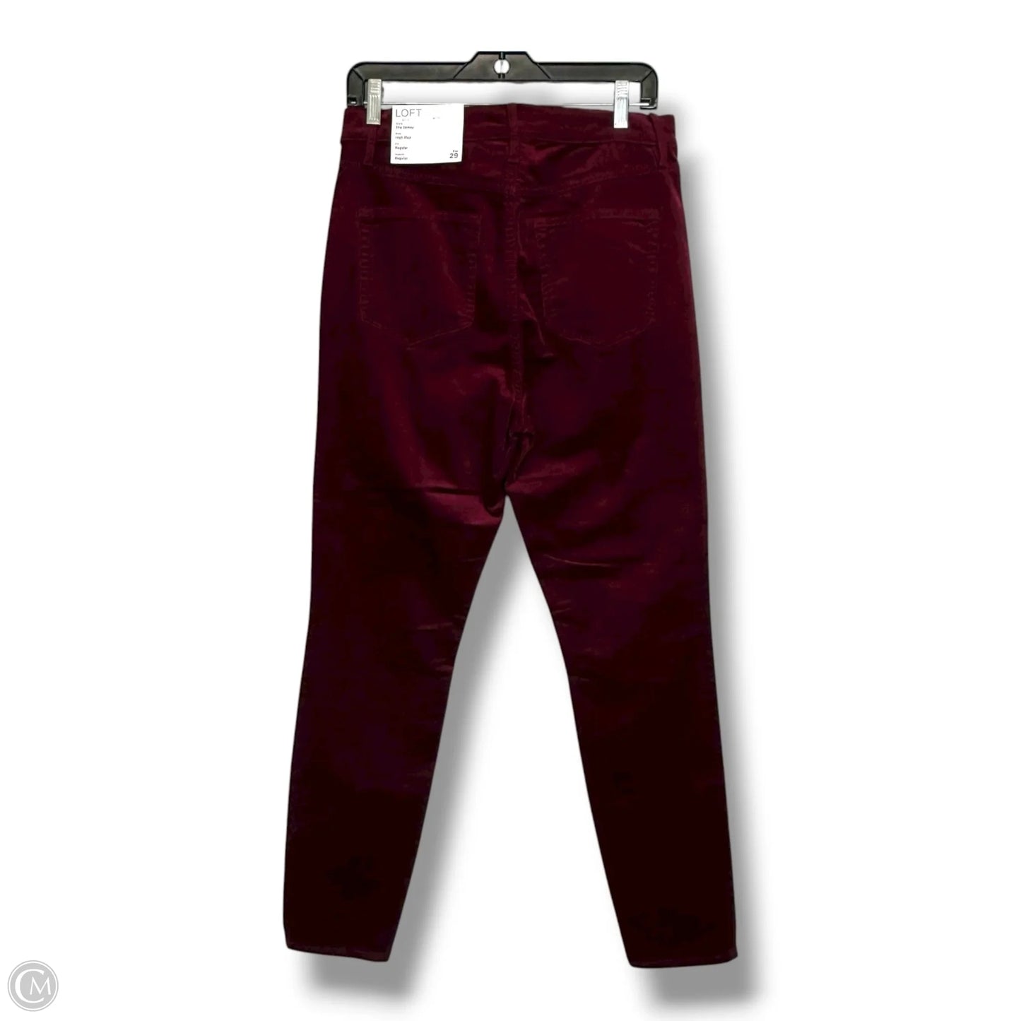 Pants Corduroy By Loft In Maroon, Size: 8