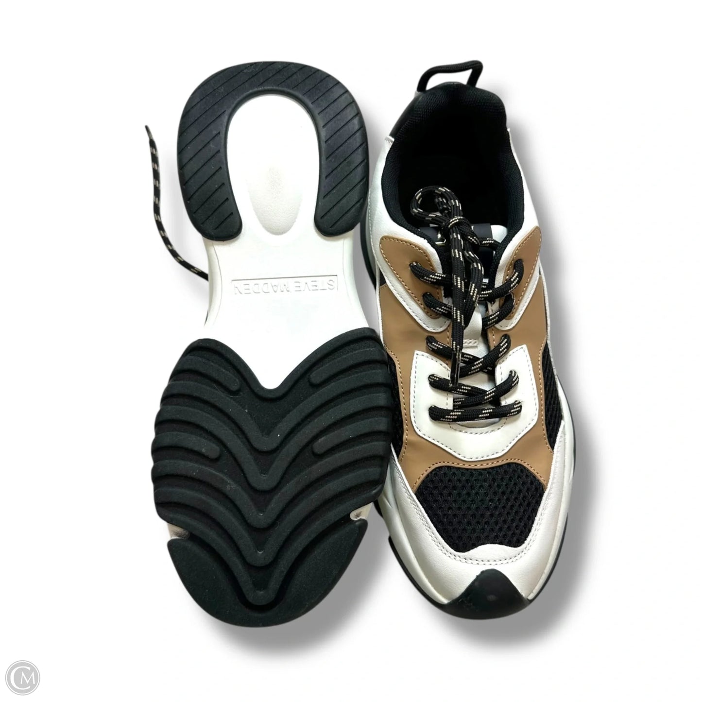 Shoes Athletic By Steve Madden In Black & Brown, Size: 8