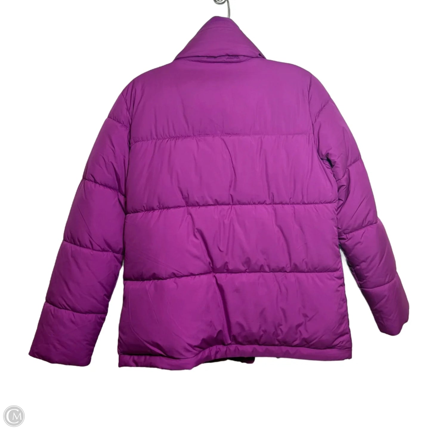 Coat Puffer & Quilted By Talbots In Purple, Size: Xs