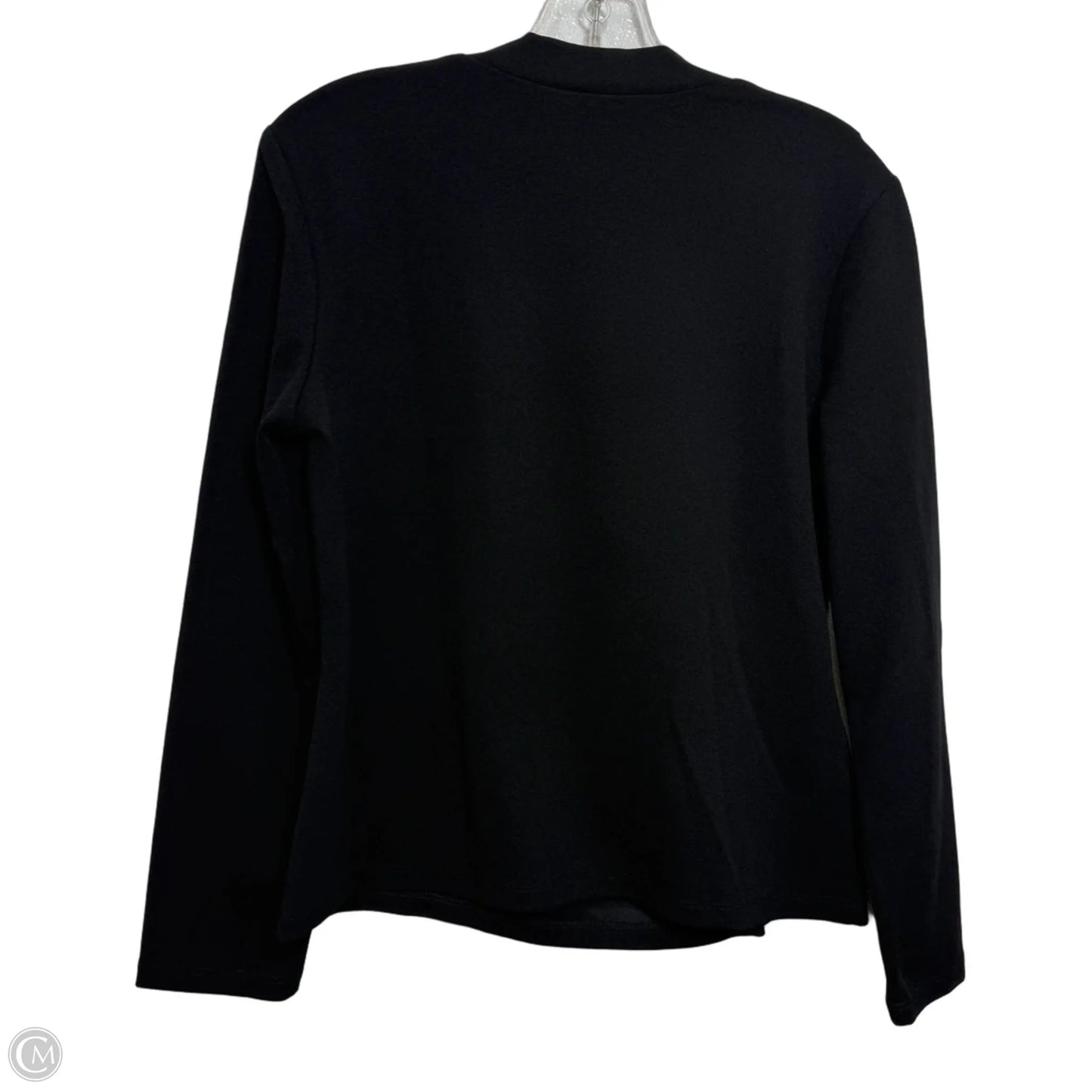 Top Long Sleeve By Ann Taylor In Black, Size: M