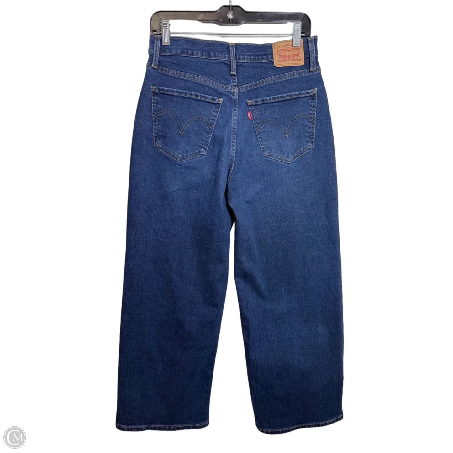 Jeans Wide Leg By Levis In Blue Denim, Size: 6