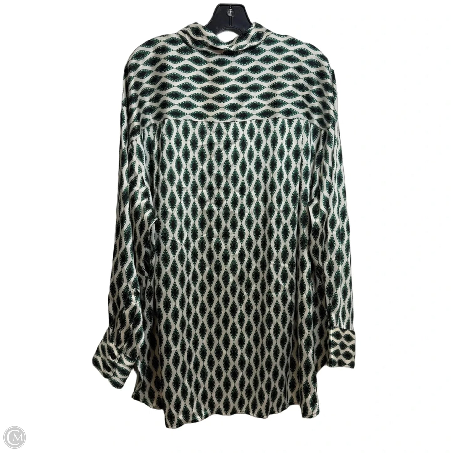 Top Long Sleeve By Lane Bryant In Green, Size: 2x