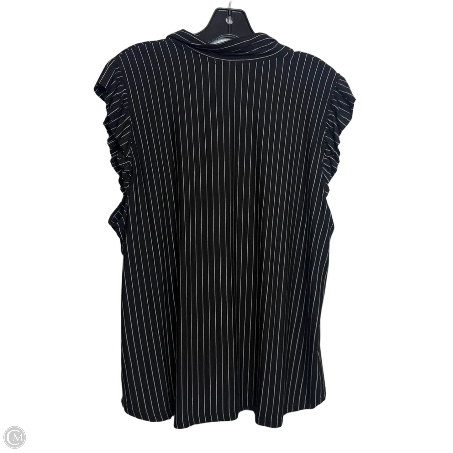 Top Sleeveless By Modern Works In Black, Size: Xl